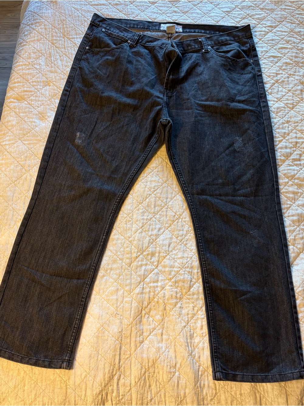 Paper Denim & Cloth Men’s Black Relaxed Straight Jeans